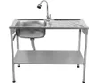 Faltbarer Edelstahl Camping-Spültisch mit Flexibler Produktbild-Vorschau 1