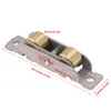 4 PIÈCES Ensemble de roulettes pour porte coulissante en Voir les images du produit 6