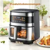 Heißluftfritteuse 10 Liter XXL, 11in1 mit LED-Display, Produktbild-Vorschau 2
