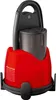 A red and black steam iron station with a transparent water tank and a black handle, set against a white background. Produktbild-Vorschau