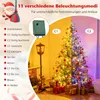 COSTWAY 180cm umělý vánoční stromek s osvětlením, 250 Náhled obrázku produktu 6
