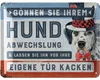LANOLU Schild Hunde kacken verboten, lustiges hier ist kein Produktbild-Vorschau 1