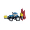 Siku Traktor New Holland mit Kverneland; 1799 Produktbild-Vorschau 3