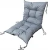 A gray cushion for a chair or pouf. Podgląd zdjęcia produktu