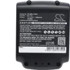 A black battery pack with text and logos printed on it. Náhled obrázku produktu