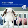 Plyšová hračka s hudební funkcí, králíček BIBI, šedý Náhled obrázku produktu 2