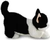 Aurora Borealis Domino Plüschkatze Schwarz Weiß 30 cm Produktbild-Vorschau 3