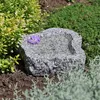CLGarden Granit Vogeltränke frostsicher Vogelbad Naturform Produktbild-Vorschau 2