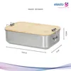 Lunch box in acciaio inox 'Sagano' 1000 ml - Lunch box Anteprima dell’immagine prodotto 3