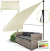 Juskys Klemmmarkise Kapstadt 300x120 cm - Höhenverstellbar, Produktbild-Vorschau 1