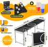 KESSER® Bier Pong Tisch Set mit Kartenspiel Trinkspiel Produktbild-Vorschau 7
