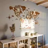 Holz-Weltkarte Wandkunst – 3D Holz Pinnwand Karte, Reise Produktbild-Vorschau 9