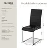 tectake® Set Schwingstuhl Bettina gepolstert mit Produktbild-Vorschau 5
