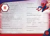 A page from a Spider-Man themed 'Freundebuch' (friendship book) with fields for personal information and preferences, featuring illustrations of Spider-Man. Náhled obrázku produktu