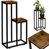 Blumenständer Metall schwarz modern Pflanzenständer mit Produktbild-Vorschau 4