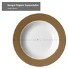 6er Set Nougat Doppio Suppenteller Weiß-Braun Porzellan Produktbild-Vorschau 5