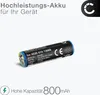 CELLONIC 1x Akku für Elektrische Zahnbürste Kompatibel mit Produktbild-Vorschau 2