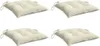 Four cream-colored seat cushions are arranged in a grid against a white background. Produktbild-Vorschau