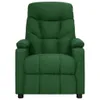 vidaXL Fauteuil relax électrique vert foncé Tissu Voir les images du produit 2