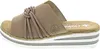 Rieker Damen Pantolette Flechtdetail Plateau Keilabsatz Produktbild-Vorschau 8