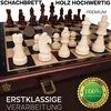APEQi® Premium Schach MAGNETISCH - Schachspiel Holz Produktbild-Vorschau 3
