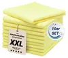 10er Set Mikrofasertuch, 40x40 cm, gelb Produktbild-Vorschau 1