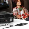 Ugreen AV198 audio kábel 3.5 mm jack / 2x RCA F/M 1m, hnedý Náhľad obrázku produktu 6