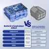 A comparison image showing two battery packs for vacuum cleaners, one labeled 'Aiibot' and the other 'for other brands', with specifications listed below. Voir les images du produit
