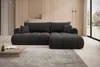Ecksofa TREVIO Rechts in Schwarz Stoff ELEMENT  260 × 93 x Produktbild-Vorschau 2