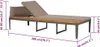 A diagram showing the dimensions of a sun lounger. Produktbild-Vorschau