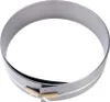 A silver metal ring on a white background. Produktbild-Vorschau