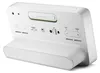 The back of a white digital alarm clock. Anteprima dell’immagine prodotto