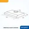 Exquisit Dunstabzugshaube UBH 50-2.2 ALW | Unterbau Produktbild-Vorschau 6