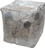Dazzle Pouf 200 Grau / Silber 45cm x 45cm Produktbild-Vorschau 1