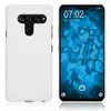 PhoneNatic Case kompatibel mit LG V40 ThinQ - Hülle weiß Produktbild-Vorschau 1