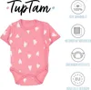 TupTam Baby Mädchen Kurzarm Wickelbody Baumwolle 5er Set , Produktbild-Vorschau 2