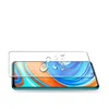 A screen protector with water droplets on it, placed over a smartphone. Produktbild-Vorschau