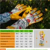 A size chart for garden gloves with an image of the gloves. Produktbild-Vorschau