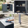 Outdoorset 'Bolognano' Standregal und Schrank Stahl Produktbild-Vorschau 9