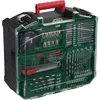 A tool kit with various accessories inside a transparent case. Produktbild-Vorschau