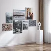 Muralo Wandbilder Set LANDSCHAFT 3D Berge Wald im Nebel Produktbild-Vorschau 3