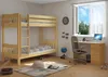Etagenbett hohes Bett Kiefer natur Massivholz 90x200 cm Produktbild-Vorschau 6