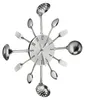 Orologio da parete Relaxdays con posate, orologio da cucina Anteprima dell’immagine prodotto 1