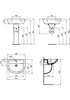IDEAL STANDARD W332801 Handwaschbecken Eurovit, 1 Hl., Produktbild-Vorschau 2