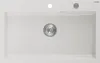 Mexen Elix Granitspüle 1-Becken 800 x 500 mm, weiß, Siphon Produktbild-Vorschau 1
