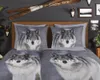 Duvet cover Good Morning 135x200 + 1* 80x80 cm - wolf Produktbild-Vorschau 3