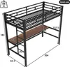 A diagram of a loft bed with dimensions indicated by lines and numbers. Produktbild-Vorschau