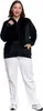 Damen Samt Sweatshirt Classic Smooth mit Kapuze Produktbild-Vorschau 3