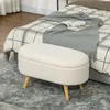HOMCOM Banc avec espace de rangement, banc rembourré avec Voir les images du produit 10