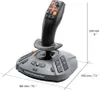 A product shot of a ThrustMaster joystick with dimensions indicated. Anteprima dell’immagine prodotto